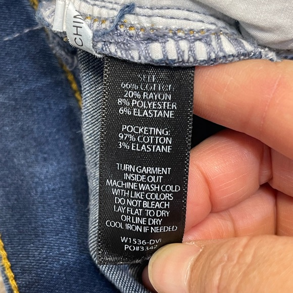 Betabrand womens pull on straight jeans size large high rise dark wash stretch - Picture 12 of 12